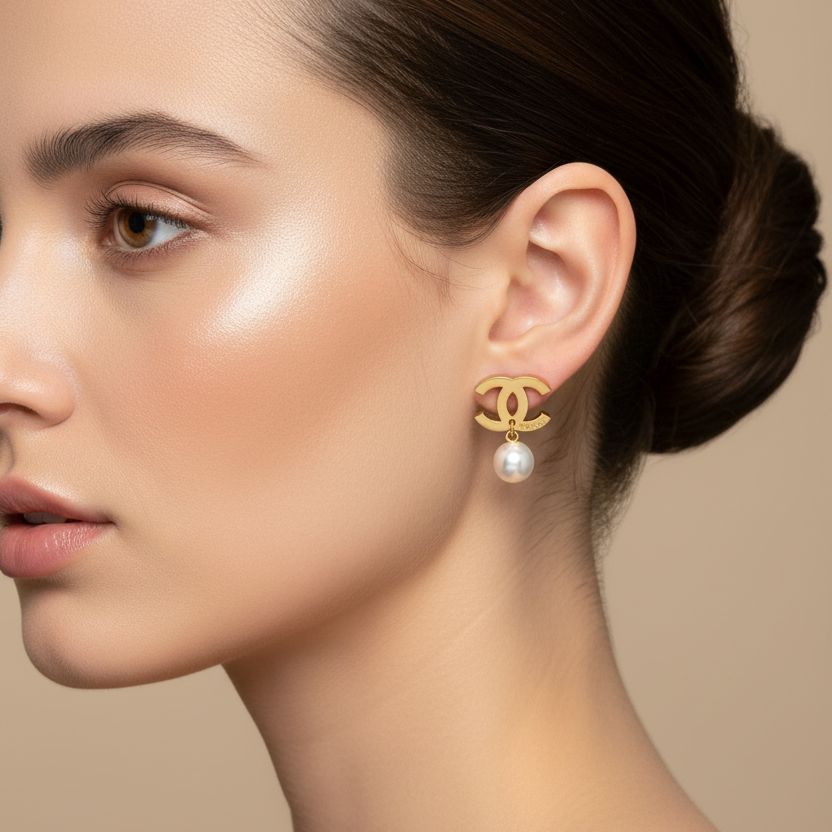 gold-plated earrings, stainless steel earrings, modern earrings for women, artificial jewellery UK