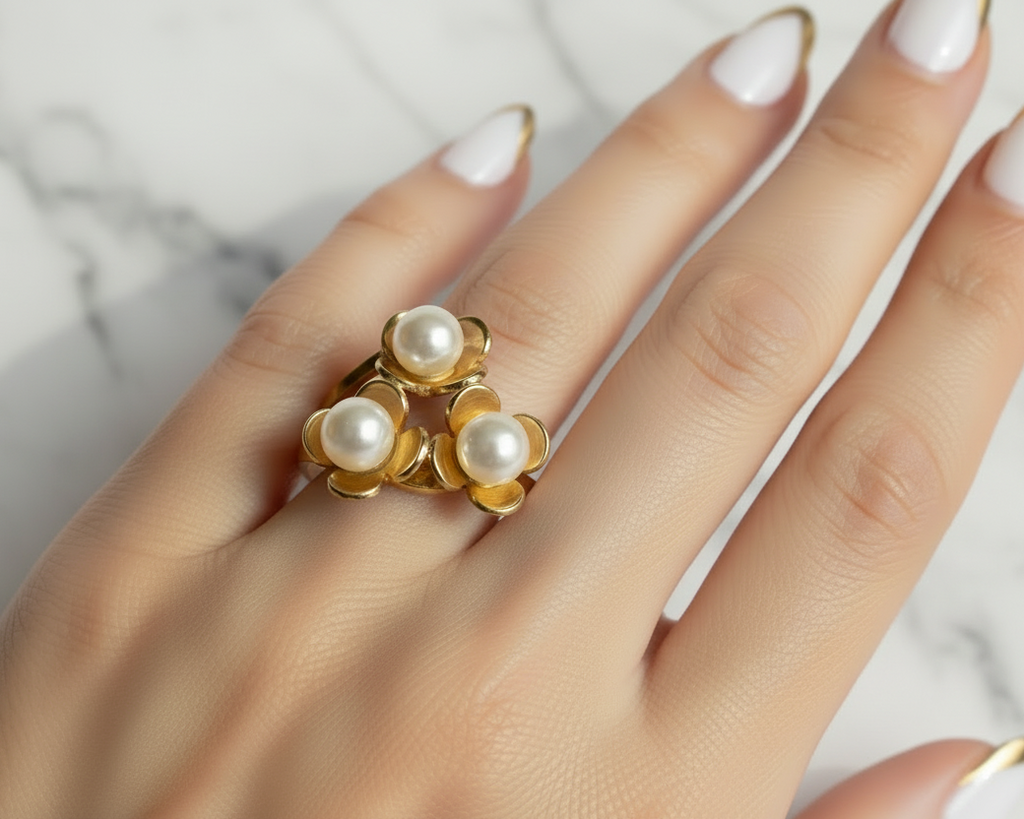 Mabel pearl ring