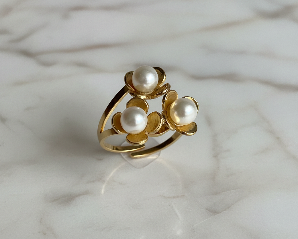 Mabel pearl ring