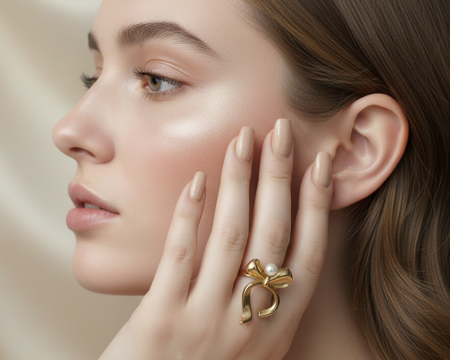 Briella bow ring
